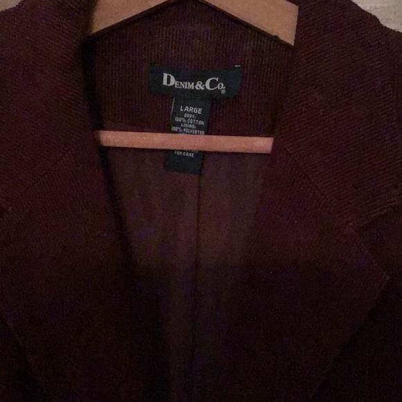 Denim & Company Corduroy Blazer - Picture 2 of 2